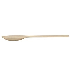 Wood spatula on white background. kitchen items