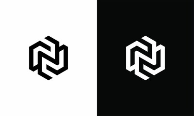 N Logo. Initial Letter N Logo Vector Design