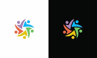 People Logo Design. Global Community Logo Icon Elements Template. Community human Logo template vector. Abstract Community logo. Social Networking Logo Designs.	
