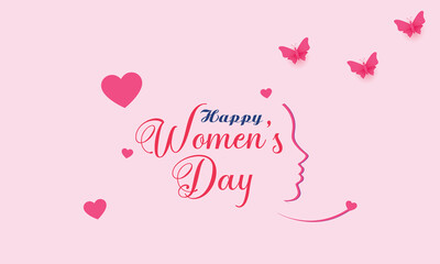  International Women's day  2022 illustration , background, banner, post art card 