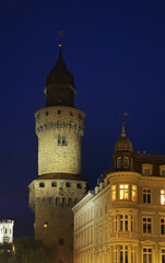 Fototapeta na wymiar Reichenbach tower (Reichenbacher turm) in Gorlitz. Germany