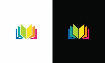 book logo. design creative logo	