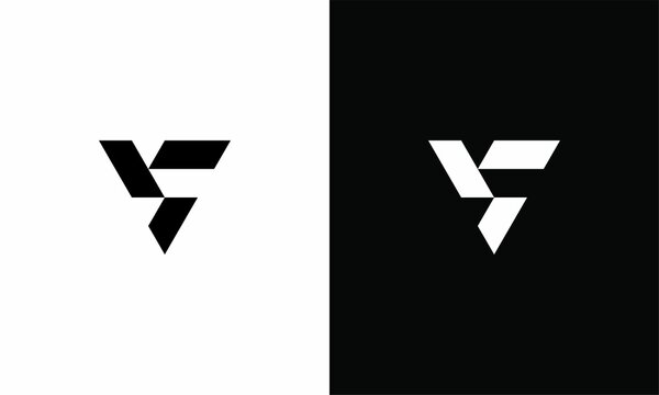 VS / SV Logo Design Letter Initial - V Logo Design	