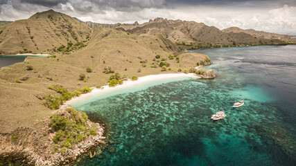 Beautiful Beach in Komodo National Park, Indonesia