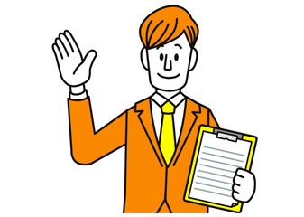 ビジネス,サラリーマン,案内,おしらせ,教える,提案,注目,書類,仕事,ビジネスマン,会社員,アイデア,思いつく,おすすめ,発見,ひらめき,ポイント,アドバイス,スーツ,おしゃれ,シンプル,人物,考える,指差し,人さし指,フリー素材,働く,男性,先生,講師,説明,営業,プレゼン,ミーティング,打ち合わせ,教育,注意,社員,キャリア,転職,目標,ベクター,新入社員,社会人,イラスト,会社,職業,社会