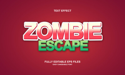 zombie escape editable text effect