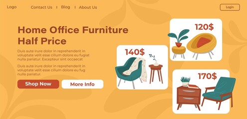 Home office furniture half price website shop