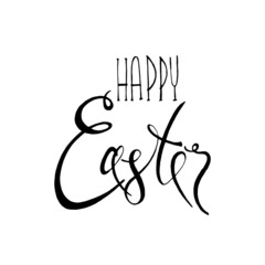Happy Easter calligraphy lettering