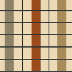 Check plaid background in beige, red, grey and mustard colors