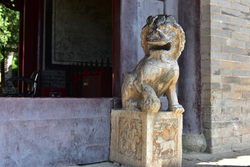 Local close-up of ancient Chinese Temples