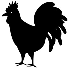 Gallic rooster icon vector.