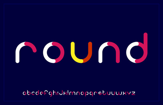 modern creative minimal futuristic alphabet small letter logo design
