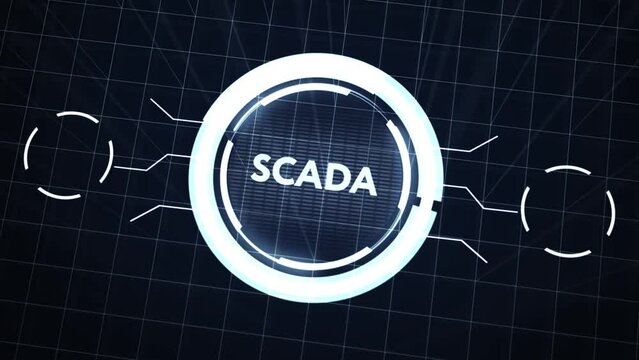 System Supervisory Control And Data Acquisition technology concept. SCADA