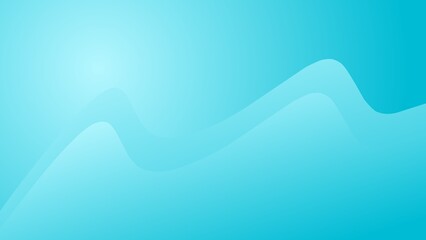 Abstract blurred blue gradient background with waves