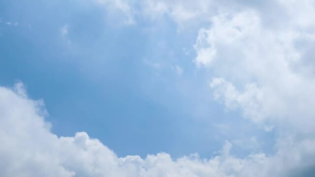 Blue sky and clouds timelapse
