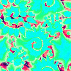 Wet paint seamless pattern. Watercolor