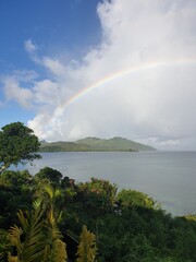 rainbow over the sea