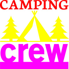 camping svg design cut file