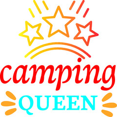 camping svg design cut file