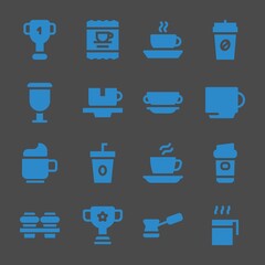 americano web icons. Cup and Coffee, Coffee and Cup symbol, vector signs