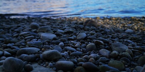 pebbles on the beach