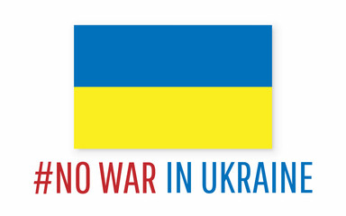 Fototapeta premium No war in Ukraine. Save Ukraine. Pray for Ukraine peace. Vector illustration