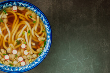 Eomuk udon, Japanese Fish Cake Skewers Udon