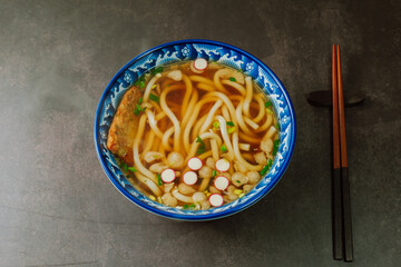 Eomuk udon, Japanese Fish Cake Skewers Udon