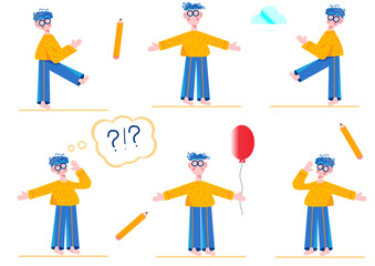 a set of guys for a website or magazine