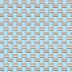 light blue and grey weave pattern in seamless background