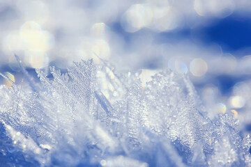 abstract winter background hoarfrost frost ice snow seasonal