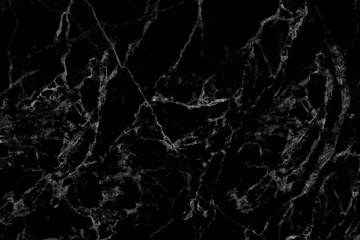 Obraz na płótnie Canvas Black marble natural pattern for background