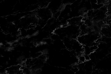 Obraz na płótnie Canvas Black marble texture with natural pattern for background or design artwork.
