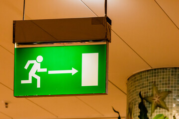 Emergency exit sign
