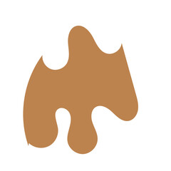 Boho Aesthetic Organic Blob Minimalist