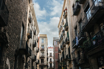 Fototapeta na wymiar Buildings in Barcelona, Spain