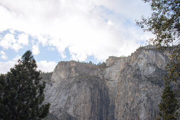 Autumnal natural landscape from Yosemite National Park, California, United States