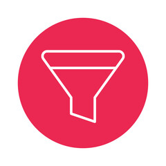 Filter Funnel Vector icon which can easily modify or edit

