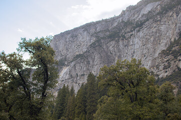 Autumnal natural landscape from Yosemite National Park, California, United States