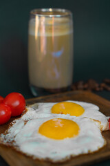 scrambled eggs for breakfast