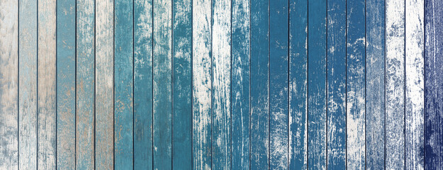 Fototapeta na wymiar Fond bois bleu vintage dégradés de tons