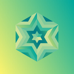 Islamic pattern with contemporary treatment for Hari Raya Aidilfitri	
