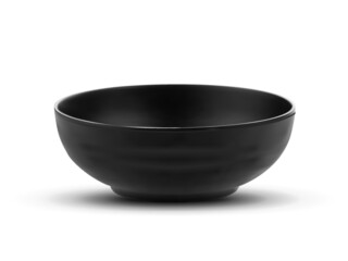 Black bowl vector