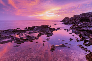 Sunset from Umluj Governorate, Saudi Arabia