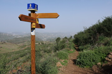Wegweiser Wanderweg Gran Canaria