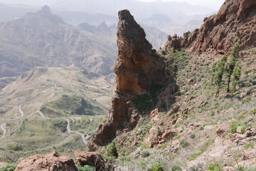Fototapeta na wymiar Vulkanlandschaft auf Gran Canaria