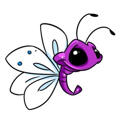 small butterfly insect animal illustration cartoon character