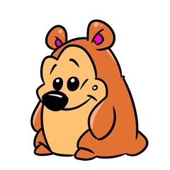 little bear animal illustration cartoon character