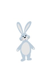 Fototapeta na wymiar Cute rabbit, lovely animals, bunny
