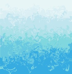 Fototapeta na wymiar abstract gradient blue floral background
